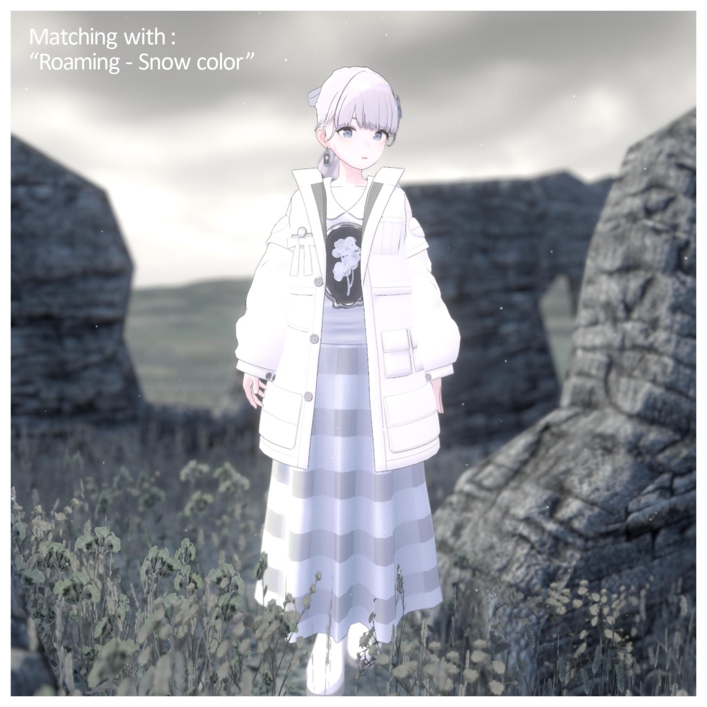 【Lapwing / マヌカ / VRoid】Framed: Violet