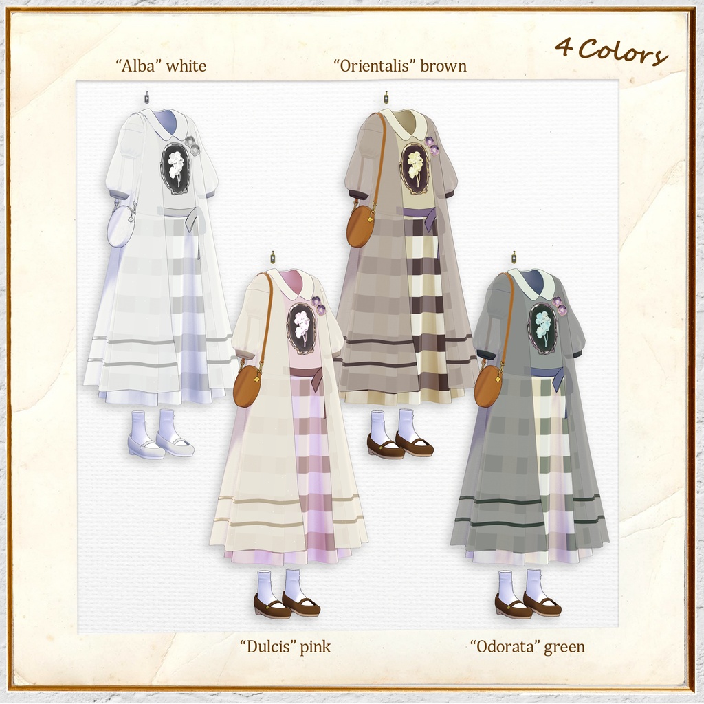 【Lapwing / マヌカ / VRoid】Framed: Violet