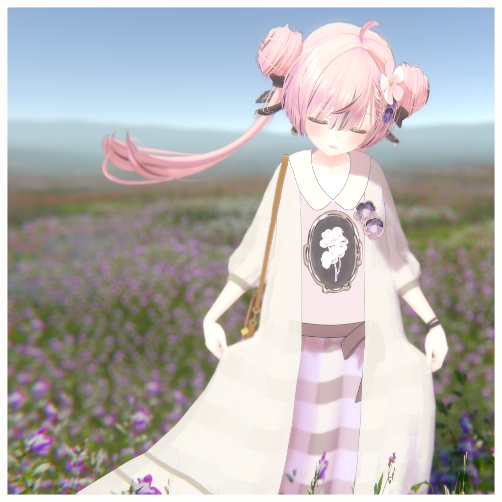 【Lapwing / マヌカ / VRoid】Framed: Violet