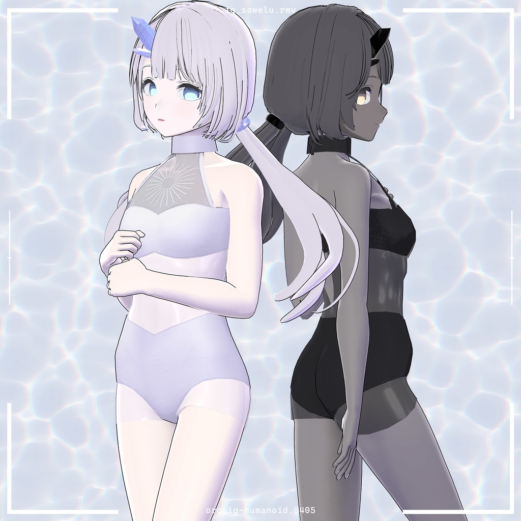【Lapwing / Grus / VRoid】Swimwear "Sowelu" + Avatar "Sowelu"