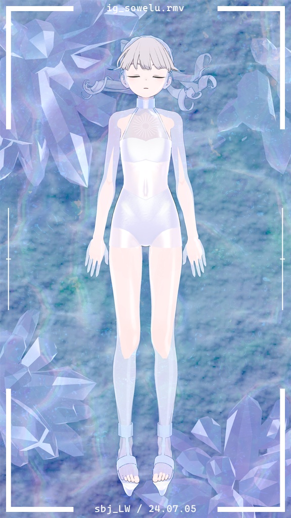 【Lapwing / Grus / VRoid】Swimwear "Sowelu" + Avatar "Sowelu"