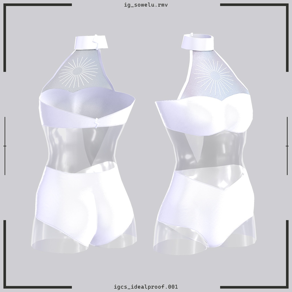 【Lapwing / Grus / VRoid】Swimwear "Sowelu" + Avatar "Sowelu"