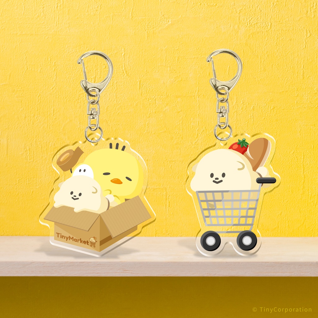 TinyMarket アクリルキーホルダー《 全２種 》