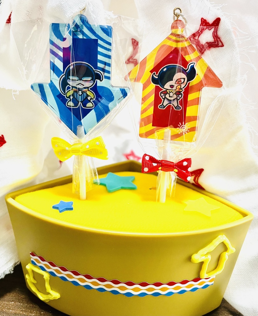 キャンディーみたいなキーホルダー【アガリ/サガリ】