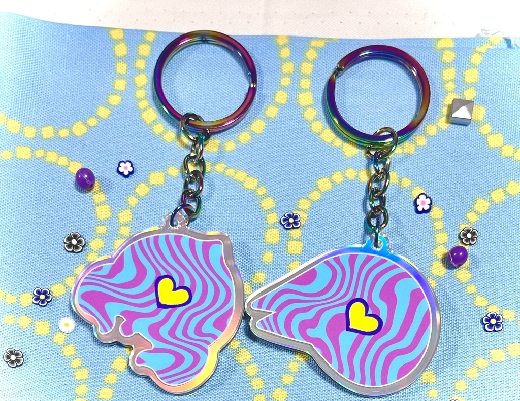 シハイ!ぷっくりキーホルダー【よだれ/お兄さん】