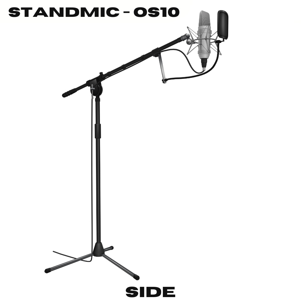 【3Dモデル】STANDMIC-OS10_スタンドマイク