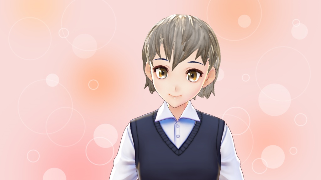 【ヘアプリセット】アッシュショートヘア