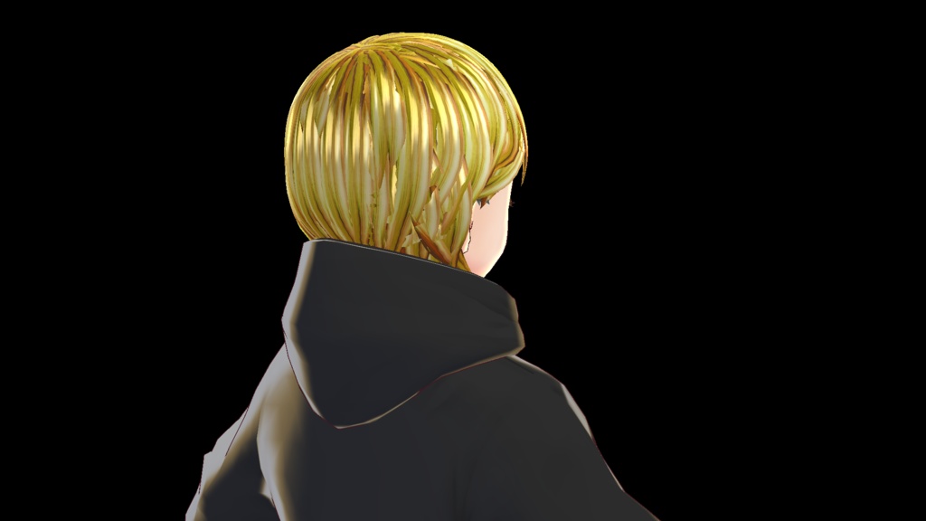 【テクスチャ】髪色パターン4色セット