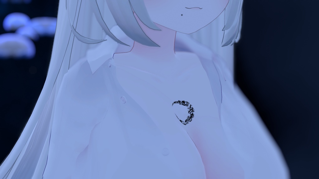 【VRC】月と太陽タトゥー