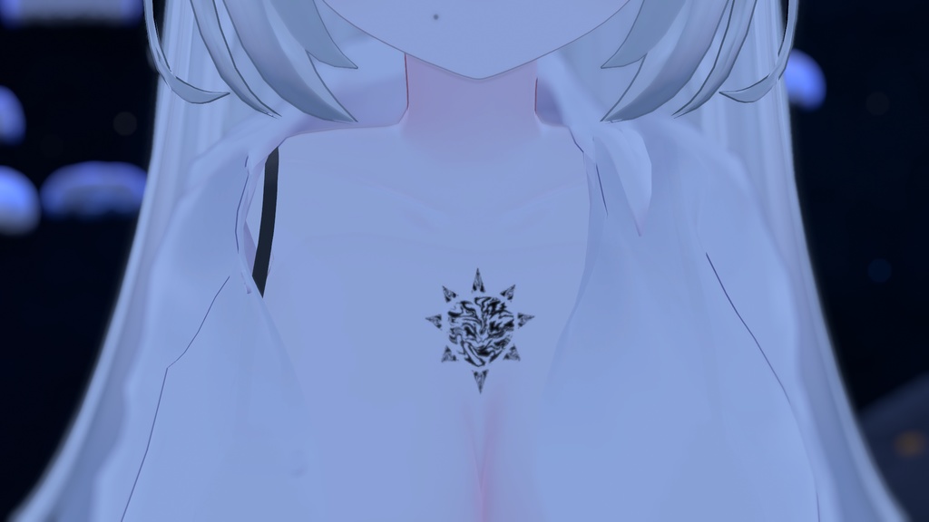 【VRC】月と太陽タトゥー