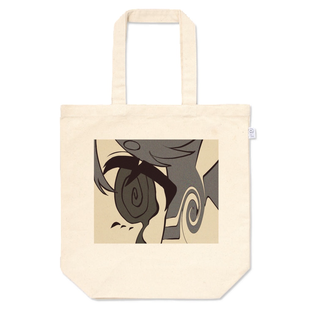 ぐるぐるオメメのトートバッグ