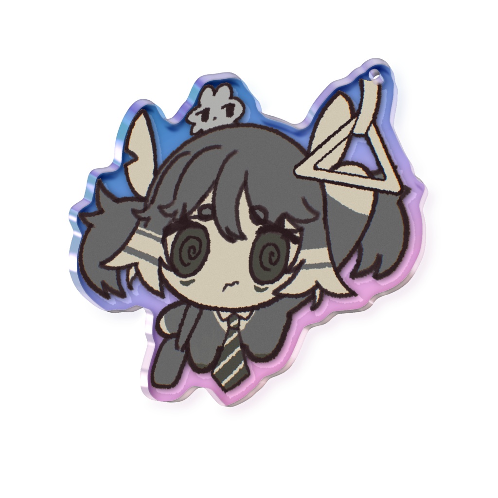 社畜片の満員電車が嫌すぎるキーホルダー