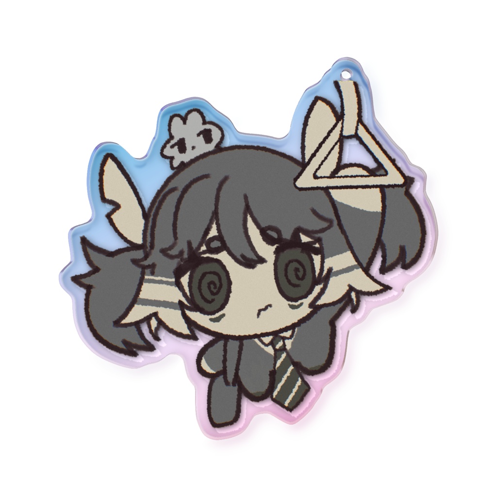 社畜片の満員電車が嫌すぎるキーホルダー