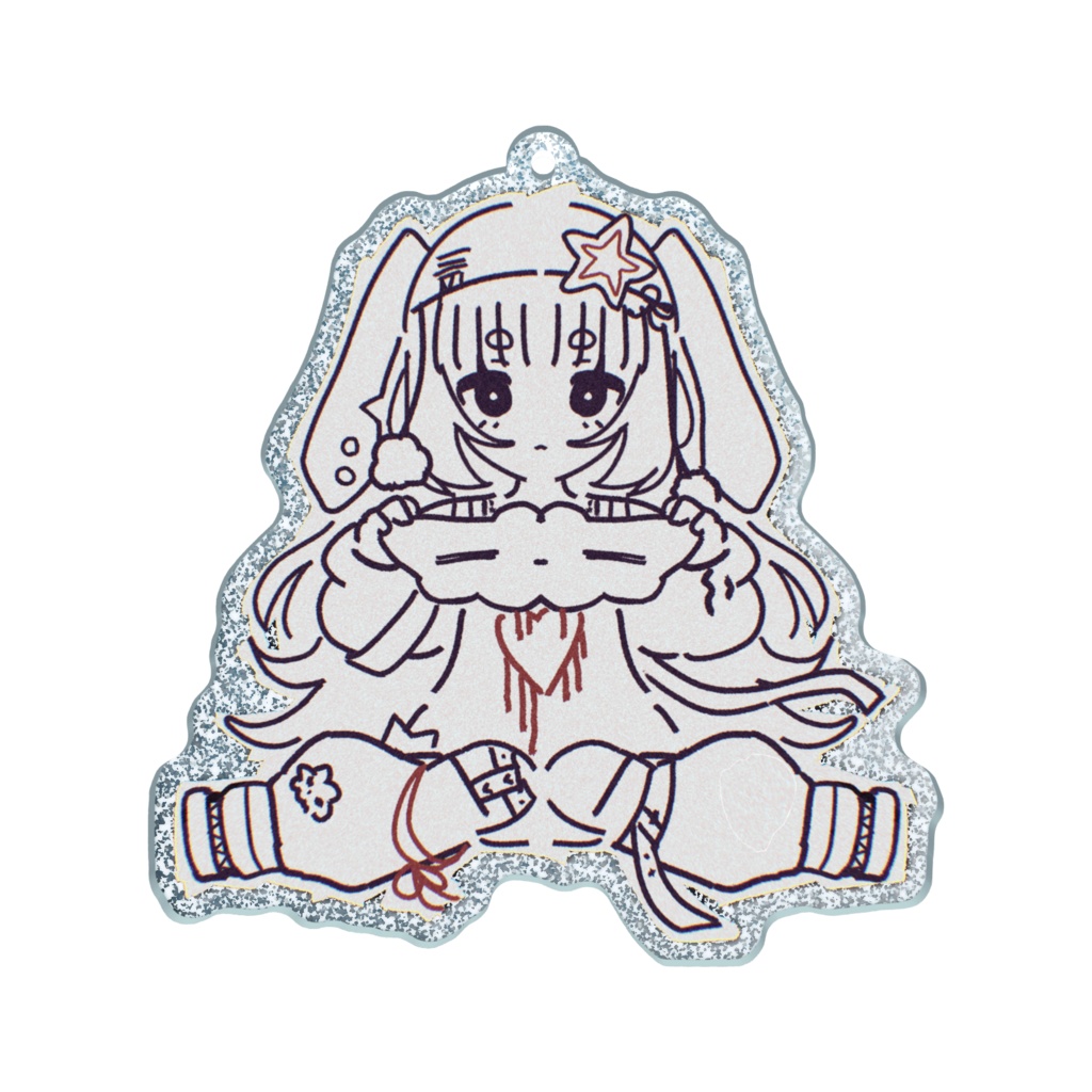 誕生日2026記念 キラキラアクリルキーホルダー