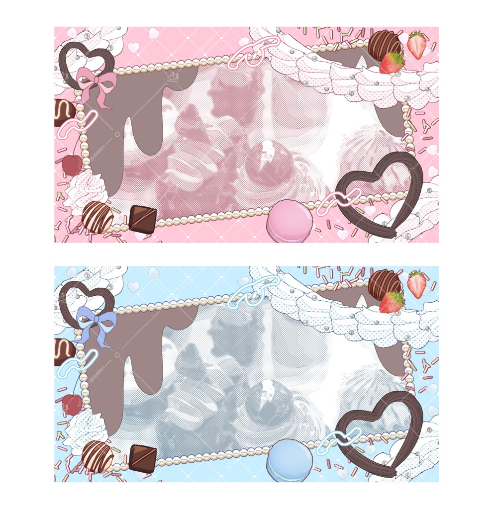 【4/10新色追加】甘々周年サムネセット(ロゴのみもあります)