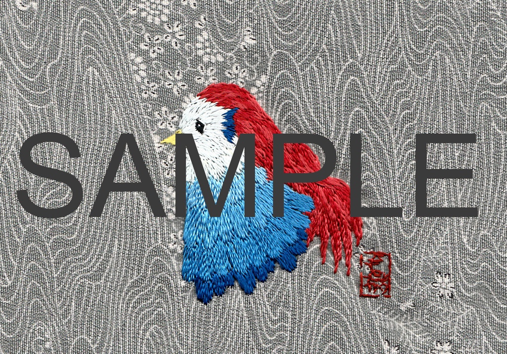 アマビエさん（青）