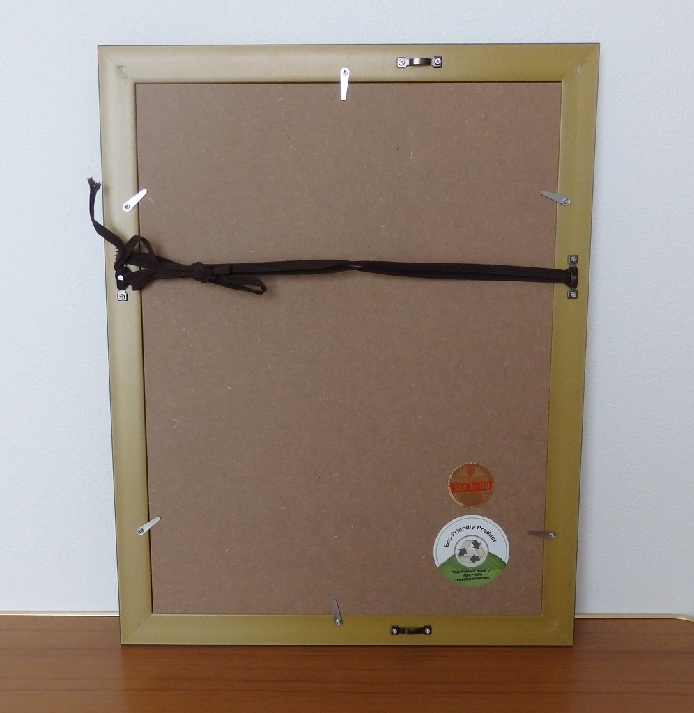 日本刺繍の額装品「赤い花」