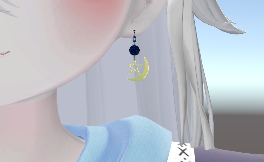 【VRC想定】StarMoonEaring