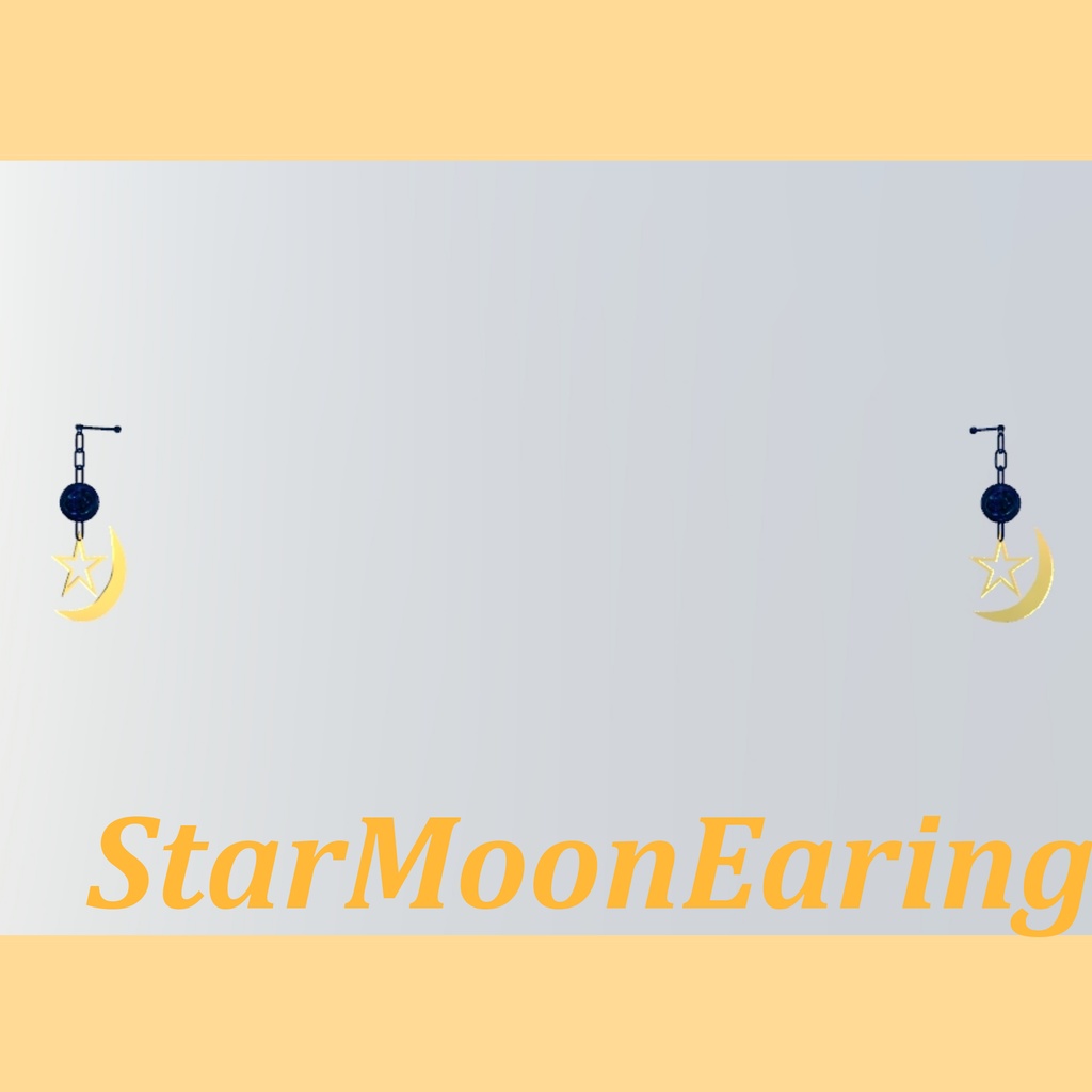 【VRC想定】StarMoonEaring