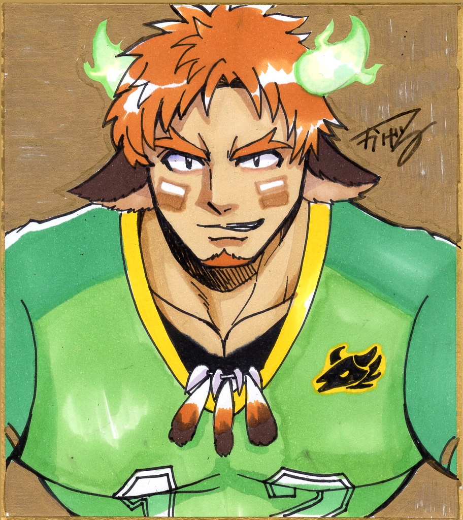 ワカン・タンカ色紙