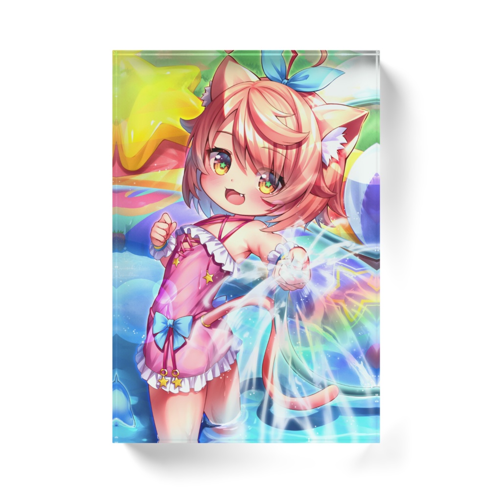 岬ばにら 水着ver【アクリルブロック】10cmx14.8cm