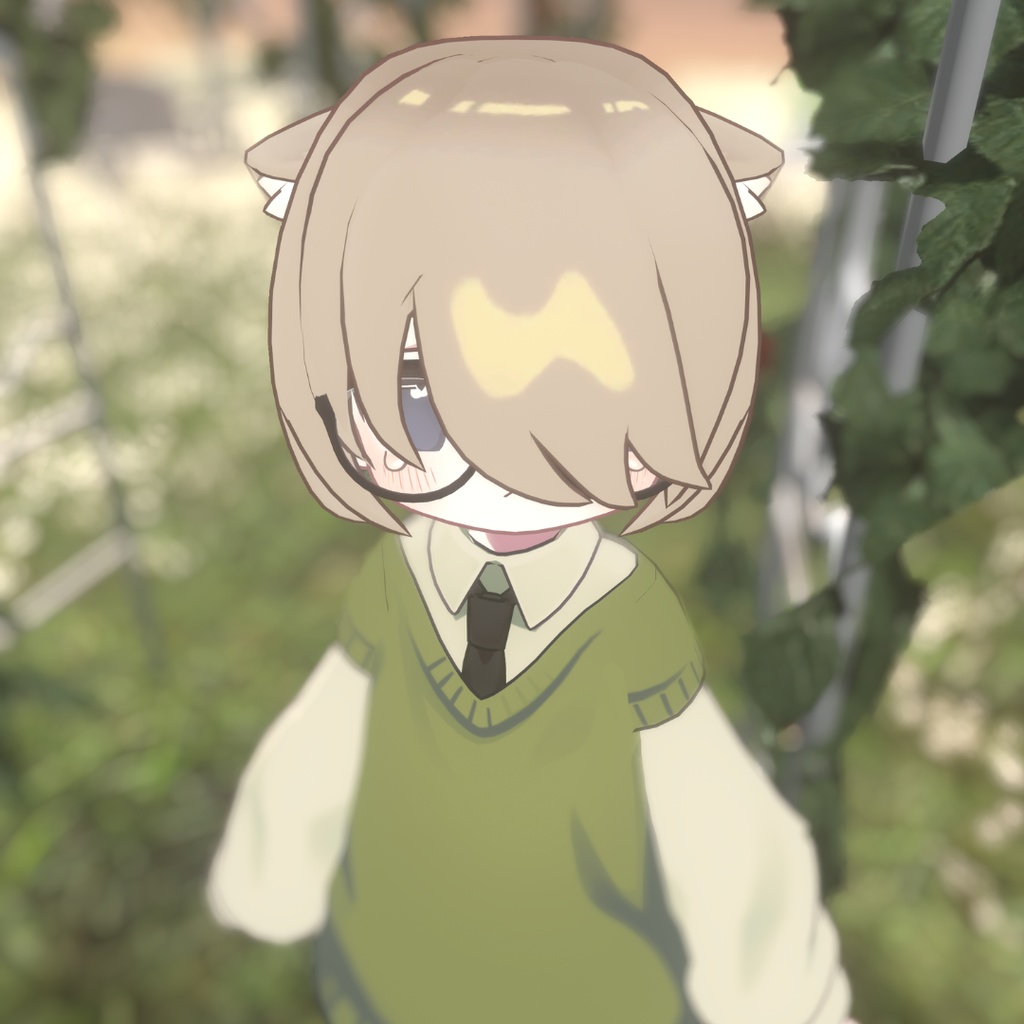 【3アバター対応】のぞきぼぶ【Vrchat想定髪型】