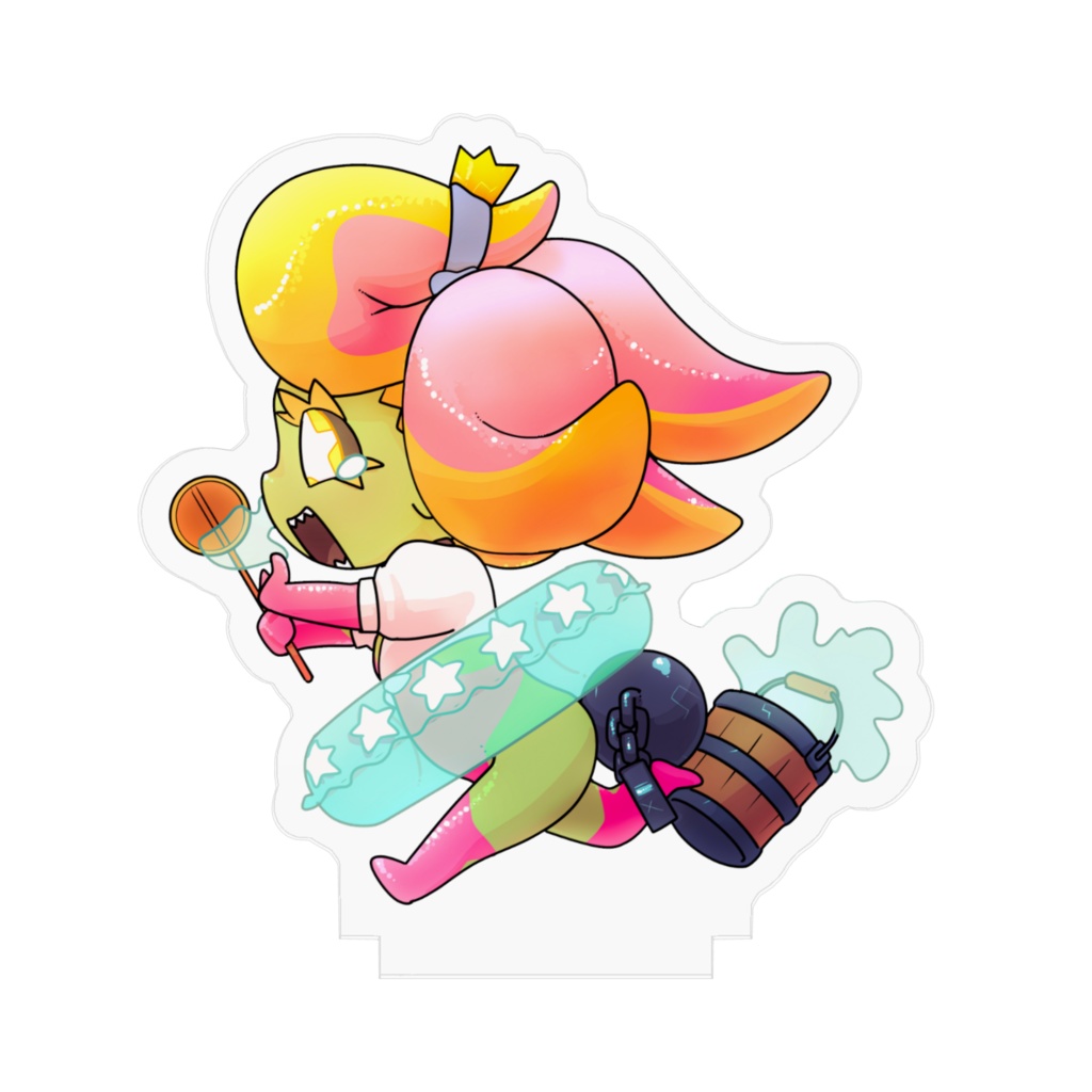 逃げ惑う海魔のアクスタ