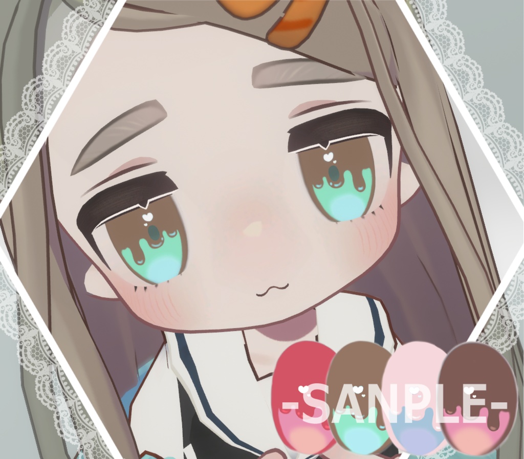 【キプフェル/Kipfel 】chocolate eyes texture♡瞳&メイク テクスチャ