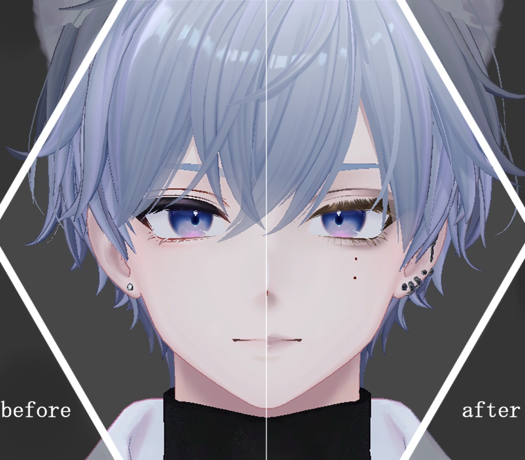 【狛乃/komano】メイク テクスチャ 02