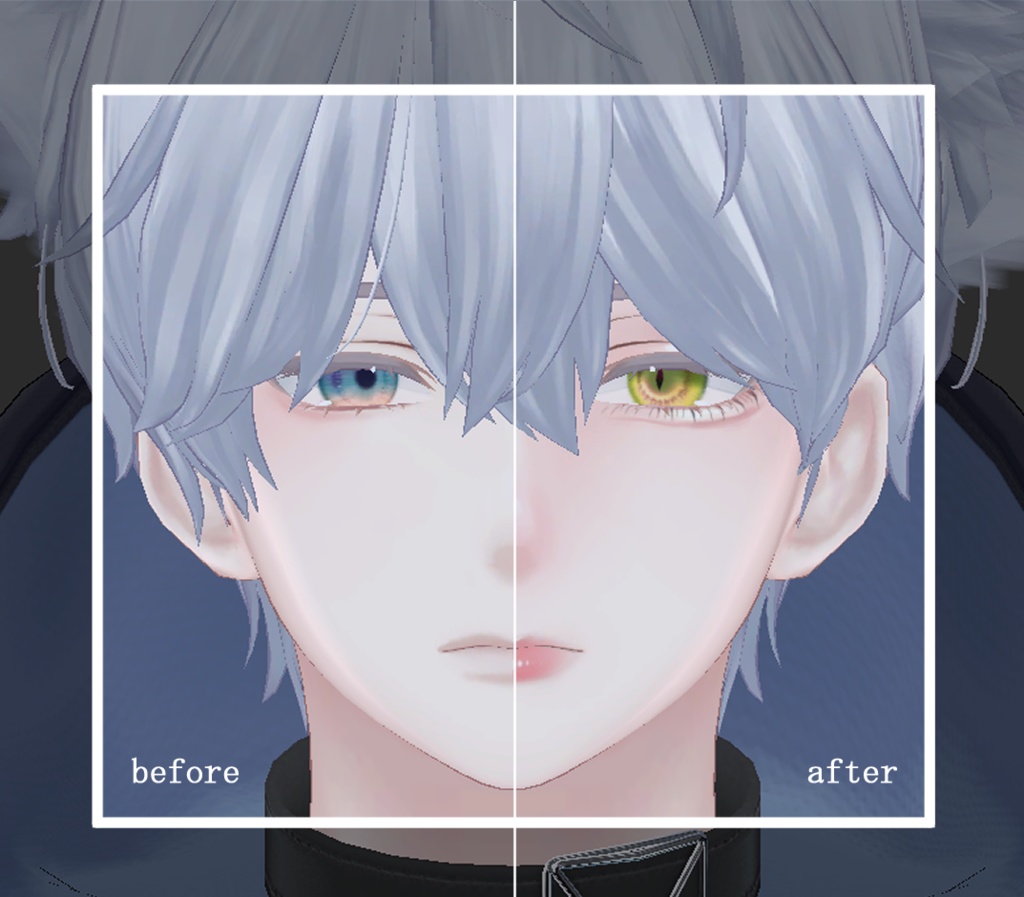 【水瀬/minase】瞳&メイク テクスチャ 01