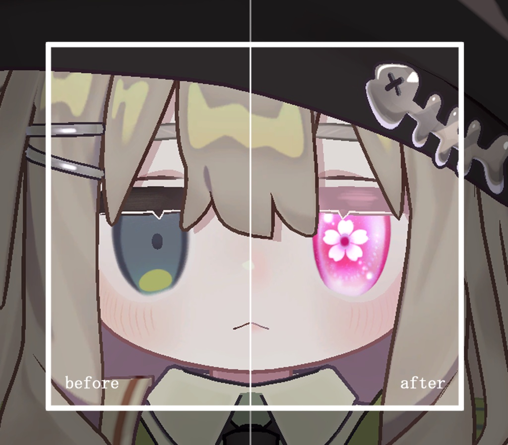 【キプフェル/Kipfel 】さくらeyes texture✿瞳&メイク テクスチャ