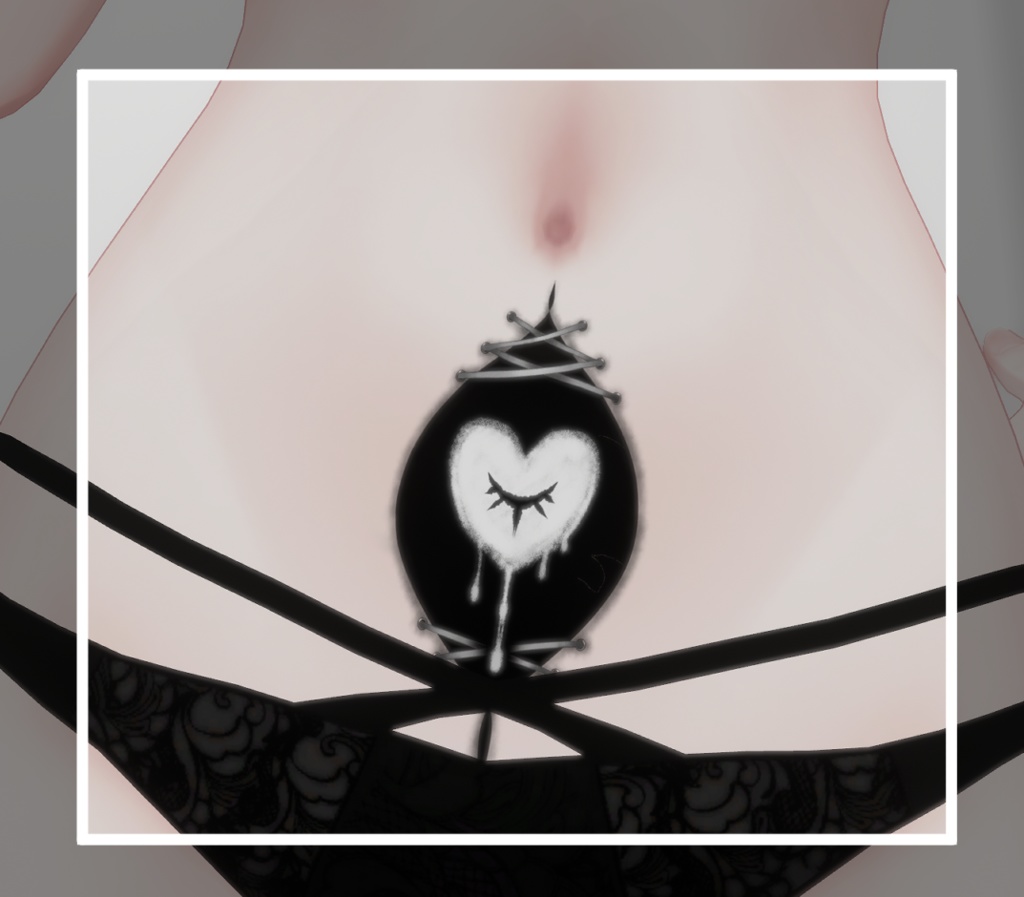 【Tatoo texture】中から開いてるっぽいタトゥー 複数デザインセット