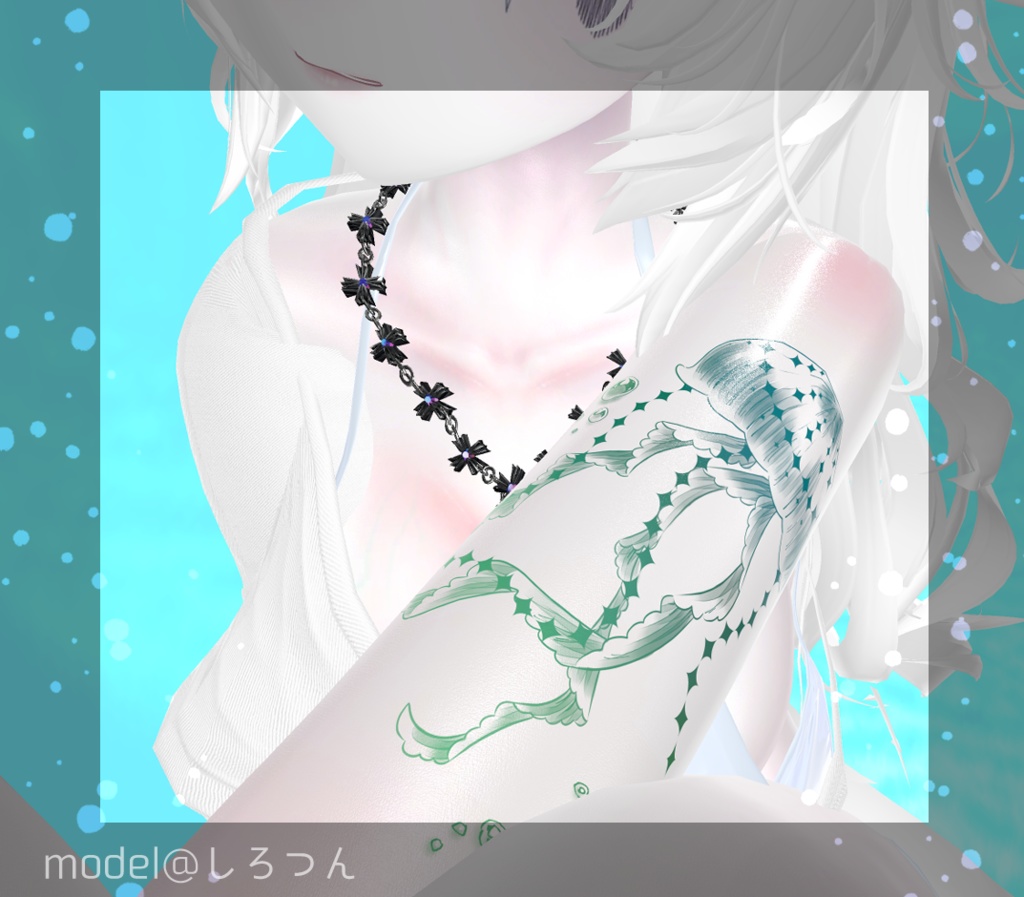 【Tatoo texture】海月タトゥー 複数カラーセット 〔くらげ/jellyfish〕