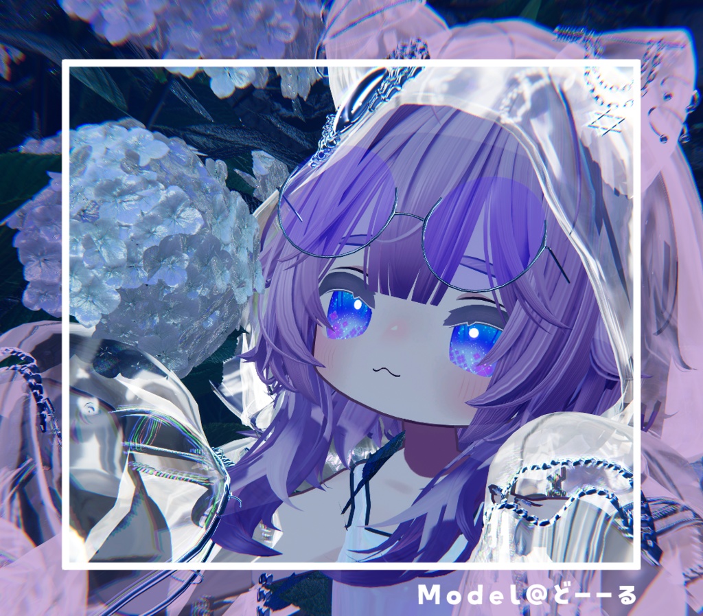 【キプフェル/Kipfel 】紫陽花Eye texture✿瞳&メイク テクスチャ