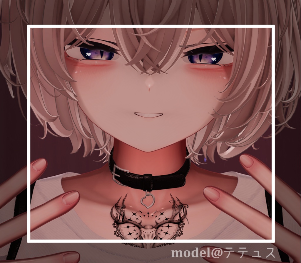 【Tatoo texture】Deer skullタトゥー 複数デザインセット