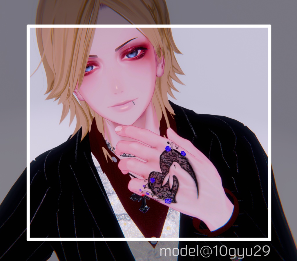 【Tatoo texture】うさちゃんハートタトゥー 複数デザインセット