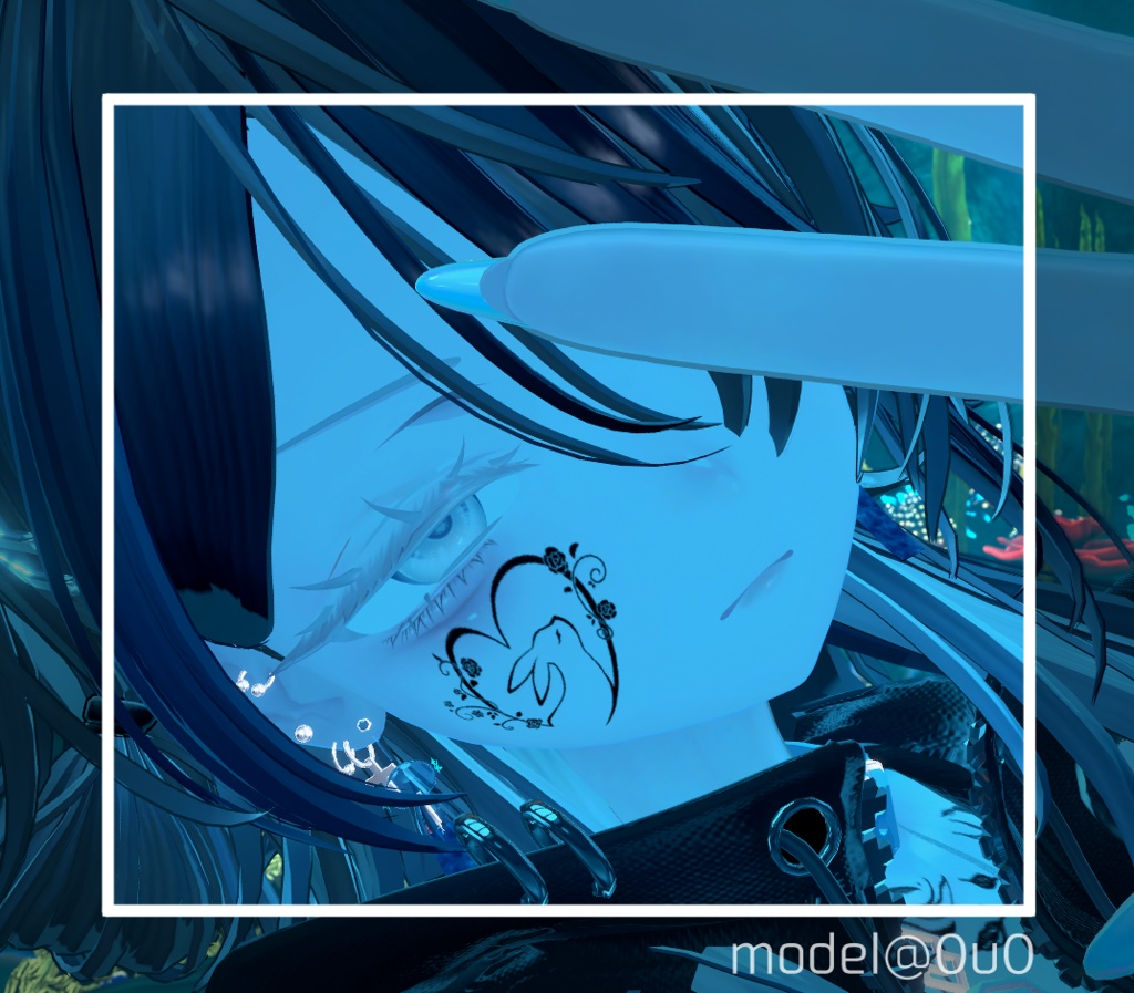 【Tatoo texture】うさちゃんハートタトゥー 複数デザインセット