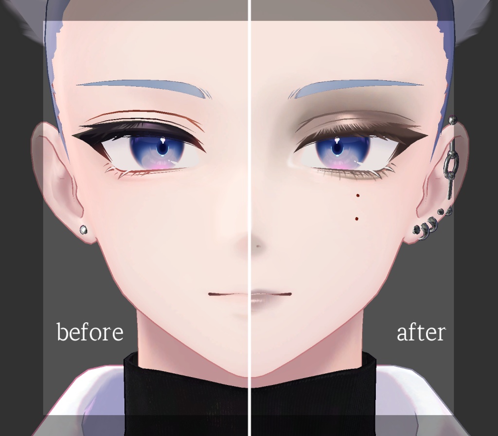 【狛乃/komano】メイク テクスチャ 04