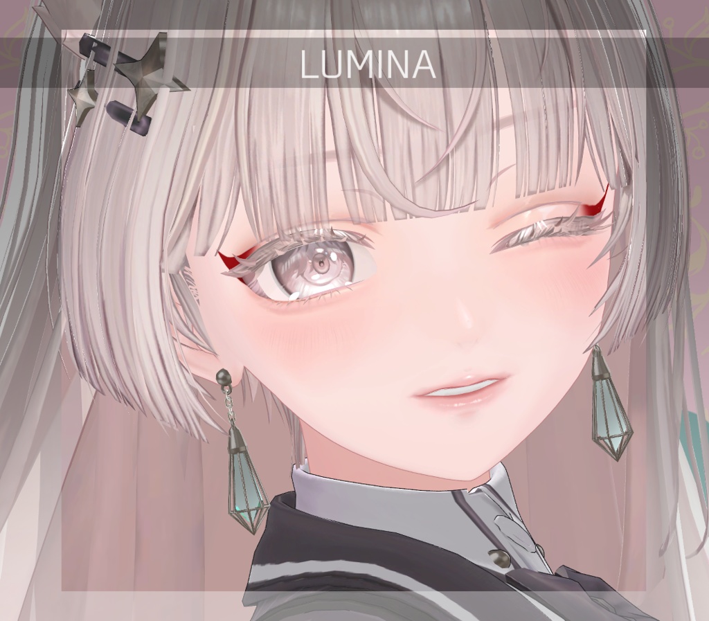 【24アバター対応】隈取りメイクテクスチャ Make up texture