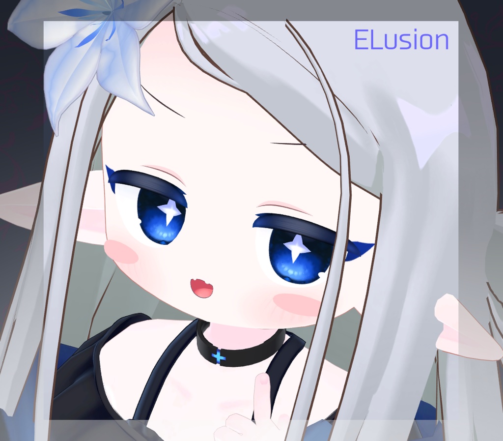 【24アバター対応】隈取りメイクテクスチャ Make up texture