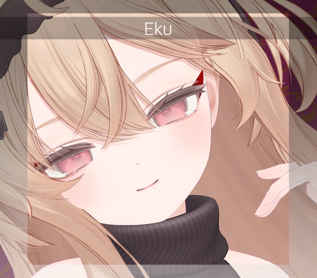 【24アバター対応】隈取りメイクテクスチャ Make up texture