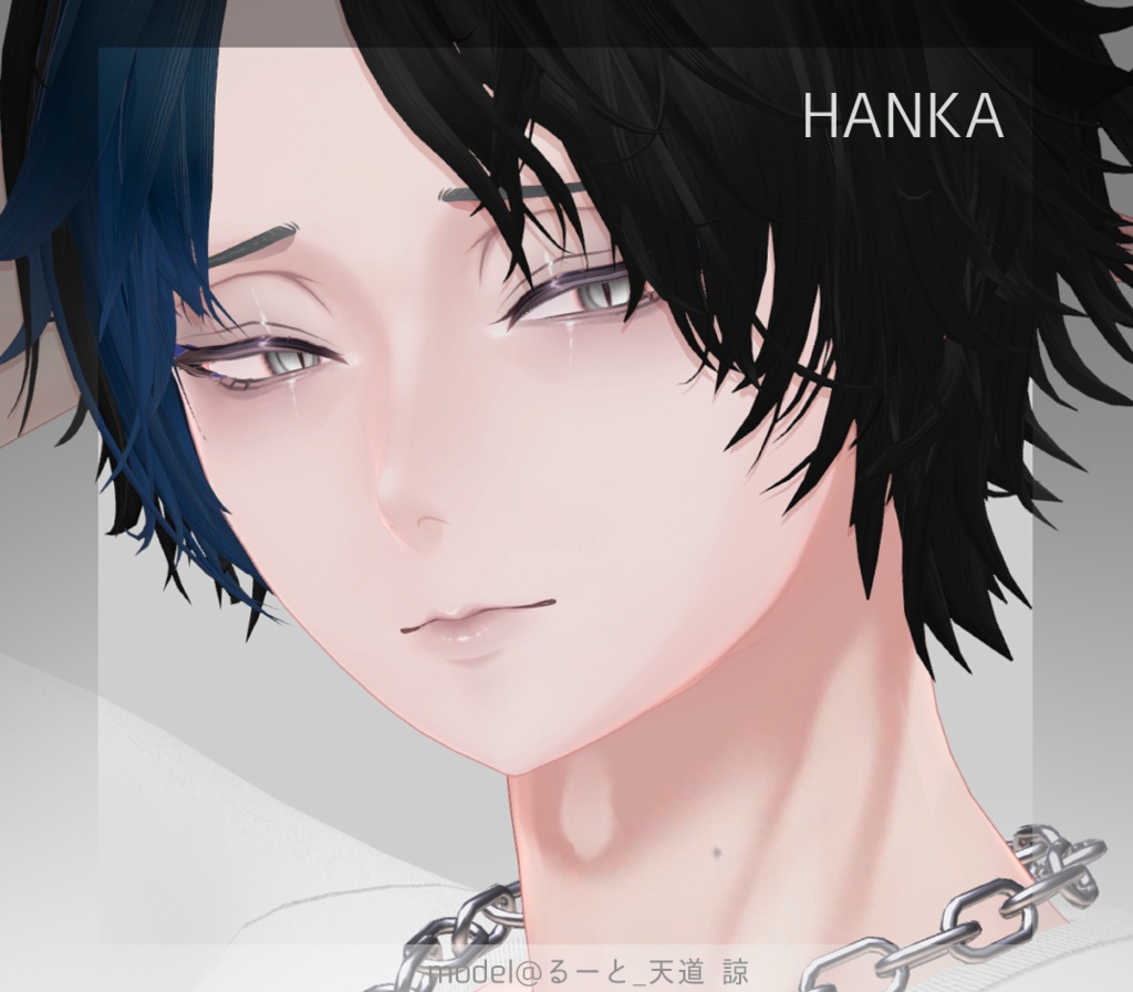 【24アバター対応】隈取りメイクテクスチャ Make up texture