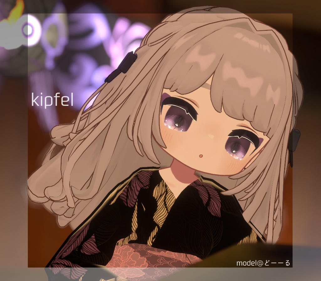 【24アバター対応】隈取りメイクテクスチャ Make up texture