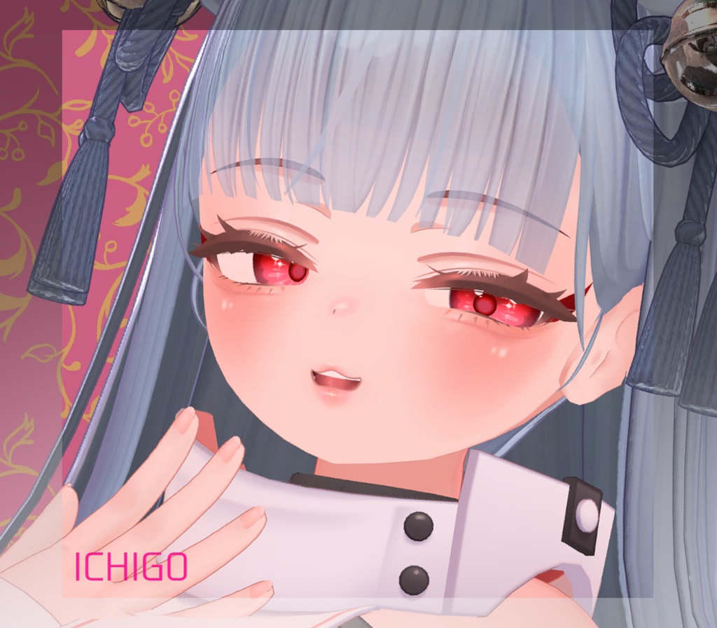 【24アバター対応】隈取りメイクテクスチャ Make up texture