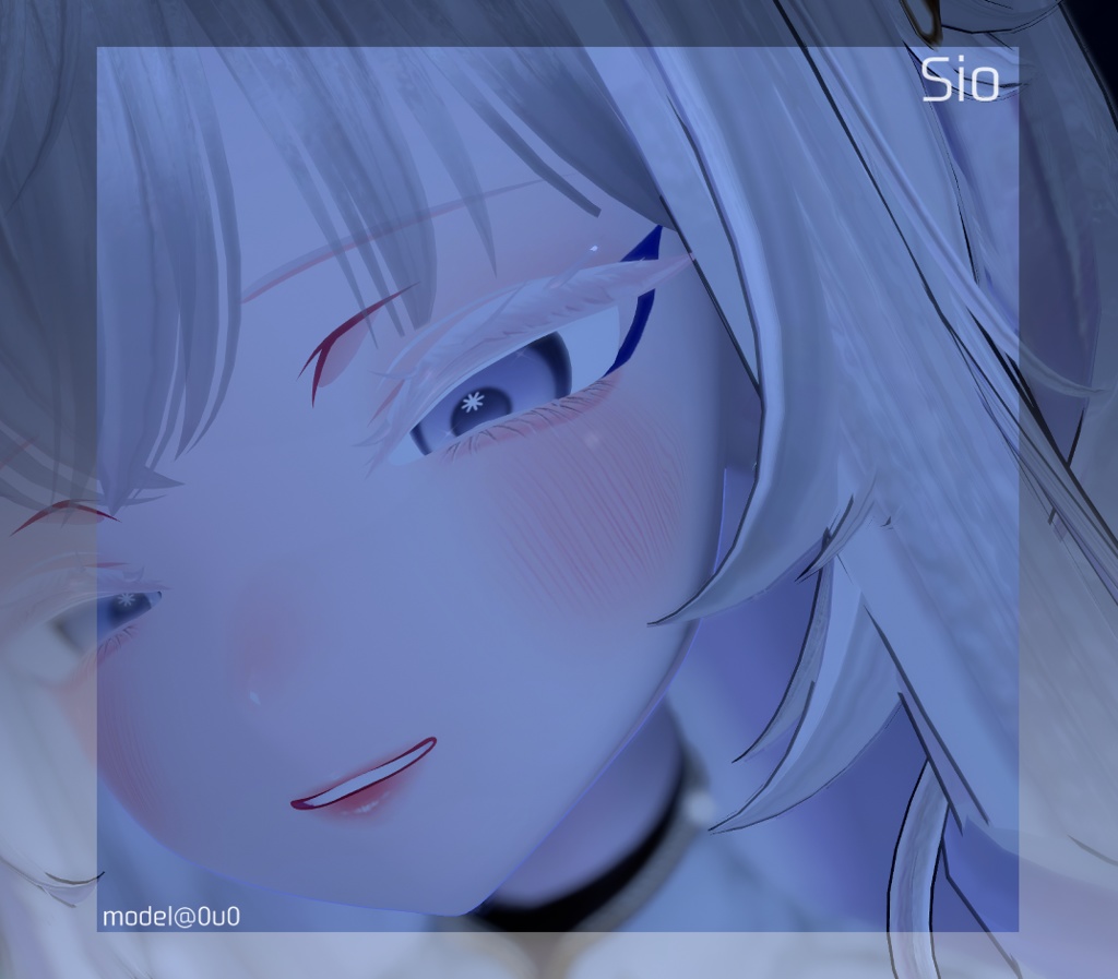 【24アバター対応】隈取りメイクテクスチャ Make up texture