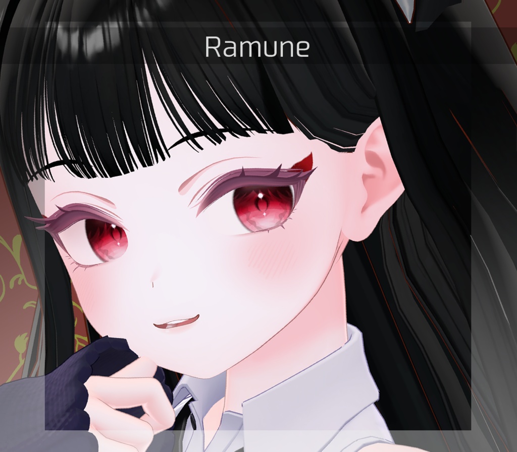 【25アバター対応】隈取りメイクテクスチャ Make up texture