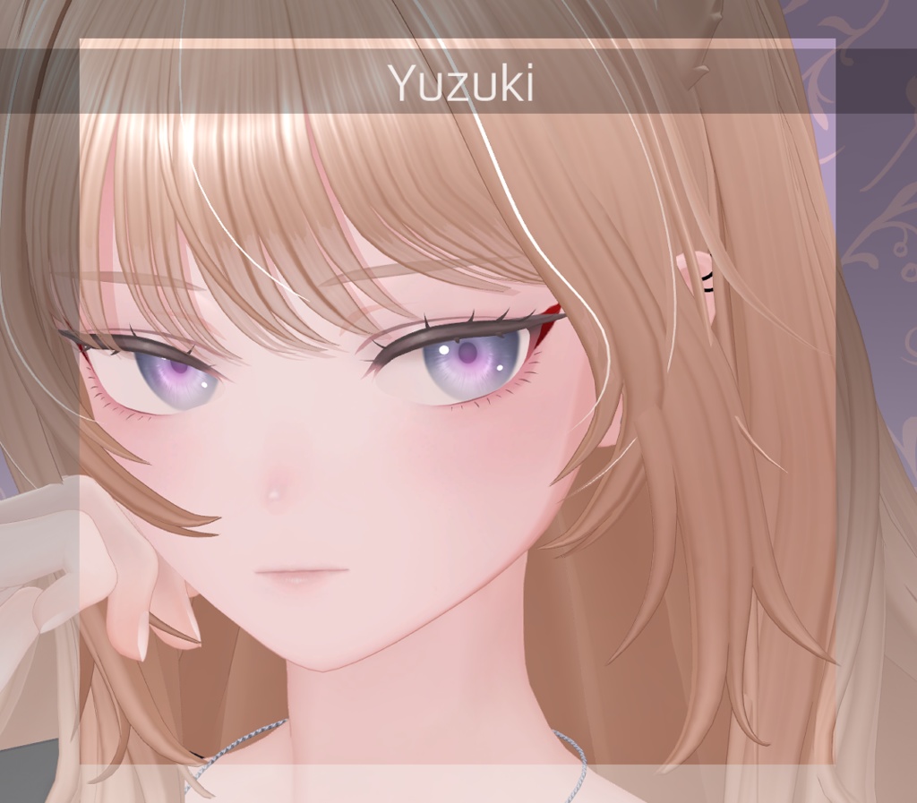 【24アバター対応】隈取りメイクテクスチャ Make up texture