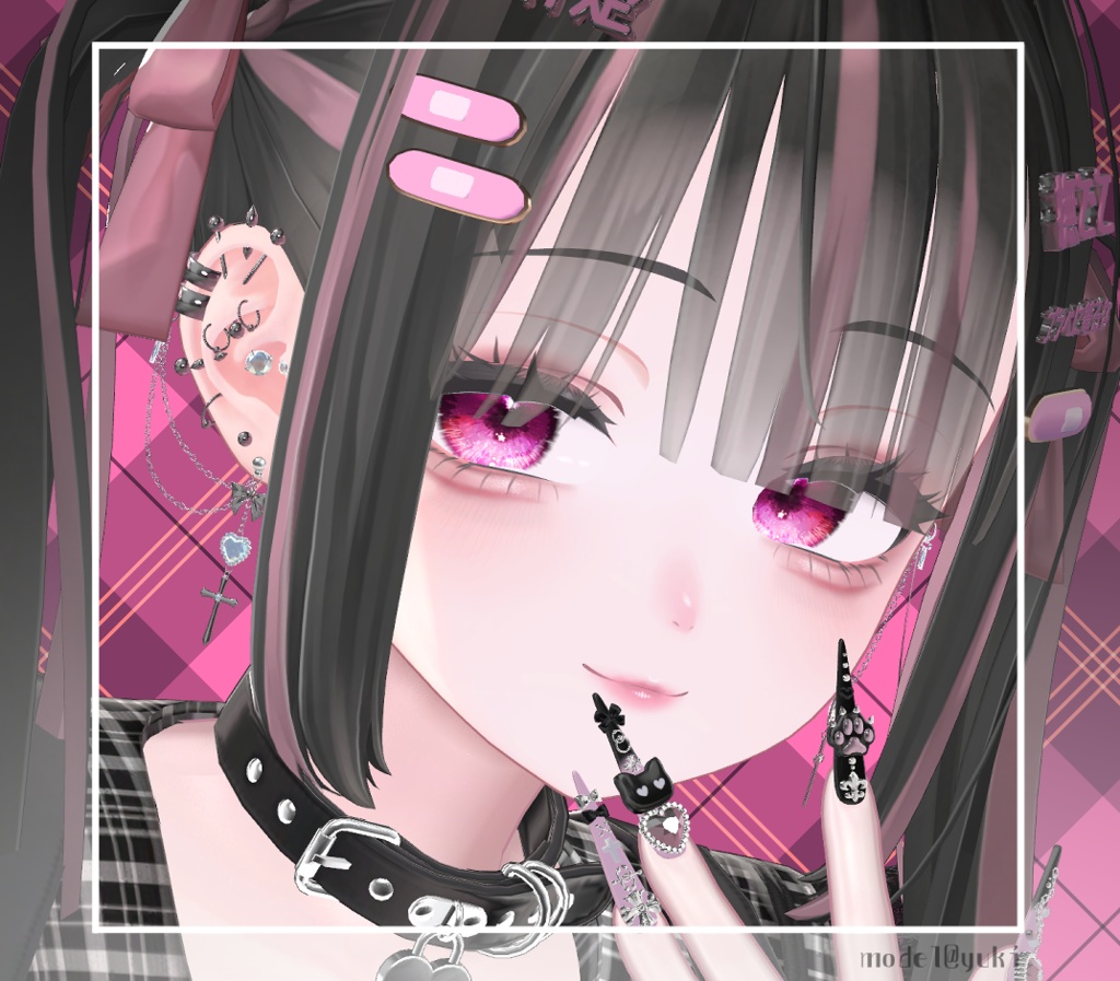 【しなの/Shinano】地雷系メイク テクスチャ Makeup Texture 04