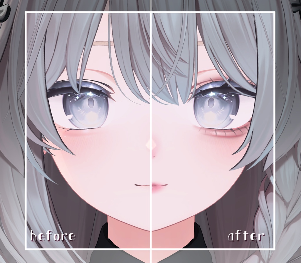 【しなの/Shinano】地雷系メイク テクスチャ Makeup Texture 04