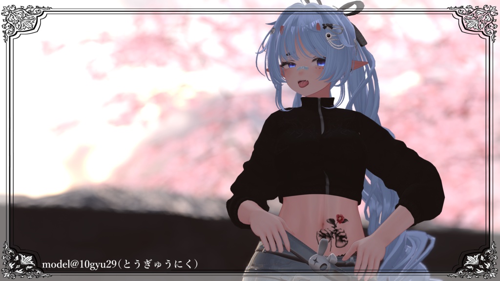 【Tatoo texture】✿一輪挿し✿ タトゥー 複数デザインセット